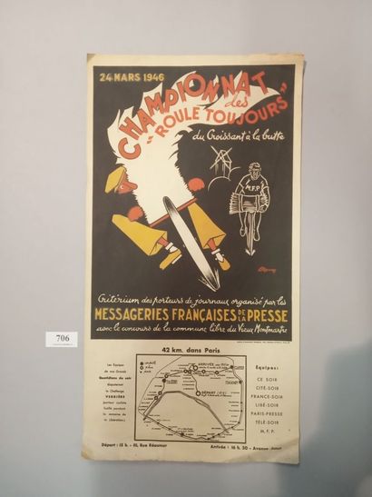 ROUMY Edouard (1894 - 1975). Affichiste.
CHAMPIONNAT...