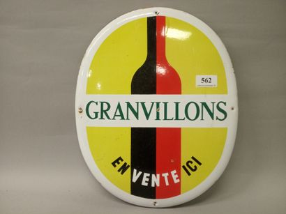 GRANVILLONS en vente ici.
Plaque émaillée...