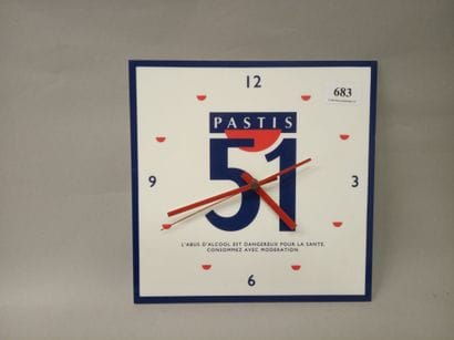 PASTIS 51
Quartz clock. Plastic material.
Very...