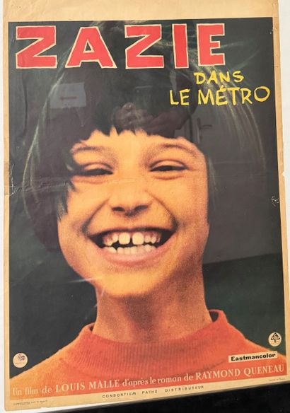 AFFICHES DE CINEMA. ZAZIE dans le métro.
...