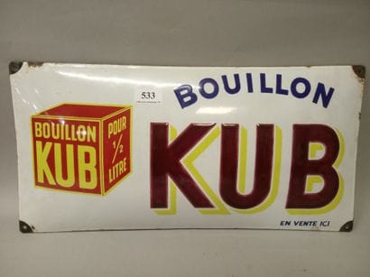 BOUILLON KUB en vente ici.
Plaque émaillée...