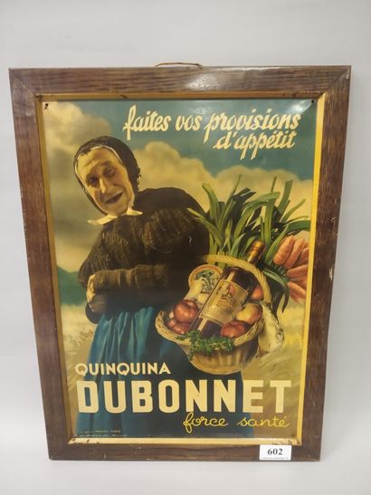 DUBONNET Quinquina - Stock up on appetite.
Lithographed...