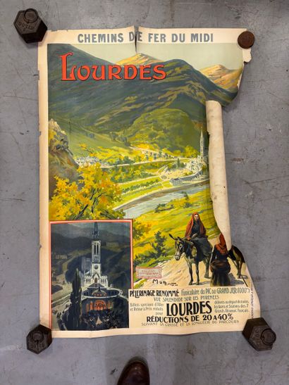 CHEMINS DE FER DU MIDI
(pour Lourdes)
Affiche...