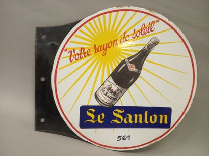 LE SANTON votre rayon de soleil.
Plaque émaillée...