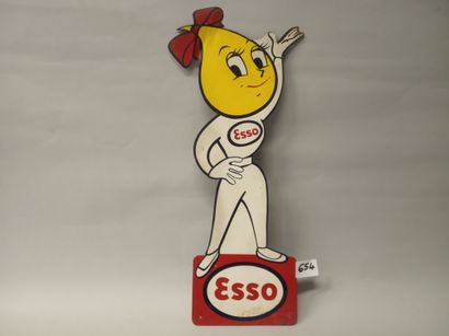 ESSO. Vertical plate in thin stamped and...