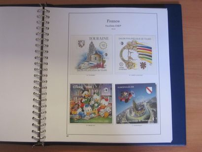 Un album et un classeur Yvert et Tellier...