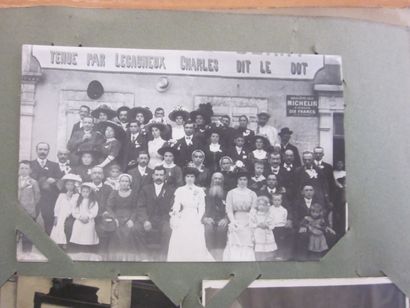 An album with photo maps, including some...