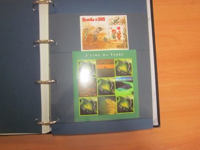 Deux albums avec feuilles LEUCHTTURM TP de...