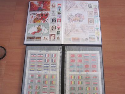 Un carton avec 24 classeurs de TP avec classement...