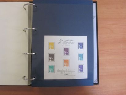 Deux albums avec feuilles LEUCHTTURM TP de...