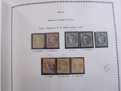 Un album Yvert et Tellier TP de France 1849/1975...