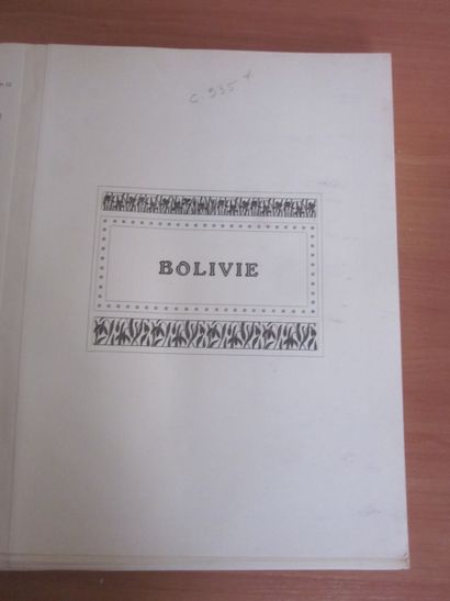 Une pochette avec des pages d'album de TP...