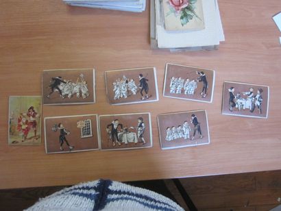 A lot of chromo, photos and various 20th...