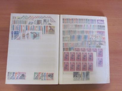 Un carton avec 7 classeurs (remplissage inégal)...