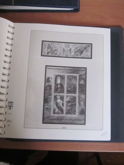 Trois albums sans TP, reliure LEUCHTTURM...