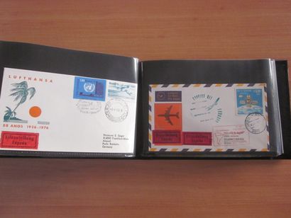 Deux cartons avec 19 classeurs (contenance...