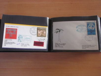 Deux cartons avec 19 classeurs (contenance...