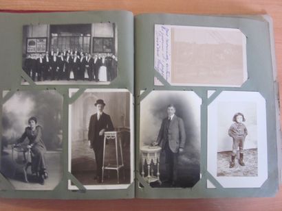 An album with photo maps, including some...