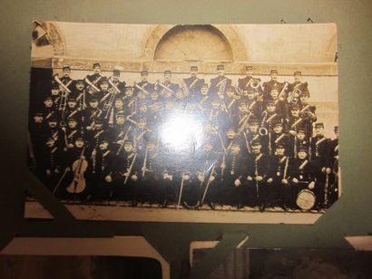 An album with photo maps, including some...