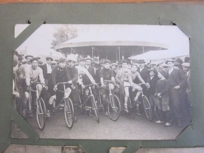 An album with photo maps, including some...