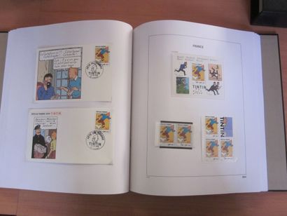 Trois albums DAVO avec étuis (bon état),...
