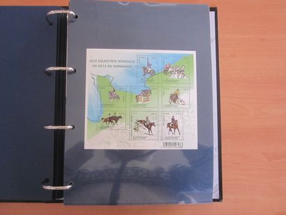 Un album avec feuilles TP de France neufs**...