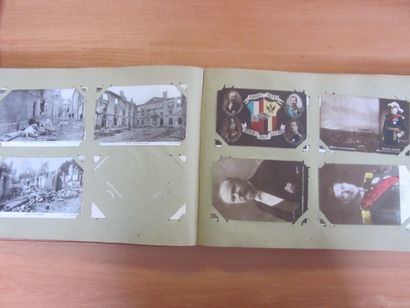 Un album de CP partiellement rempli sur la...