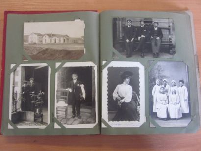 An album with photo maps, including some...