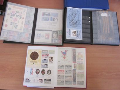 Un carton avec 10 classeurs de TP dont France...