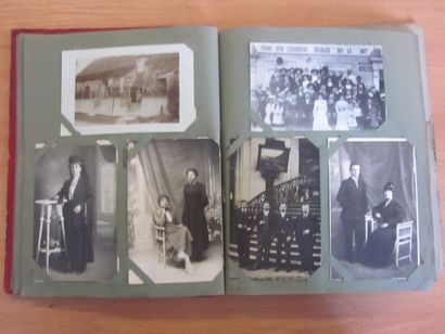 An album with photo maps, including some...