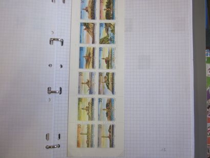 Six cartons avec 48 albums ou classeurs TP...