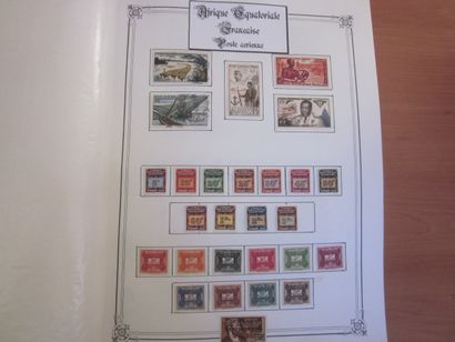 Un album Yvert et Tellier avec étui rouge...