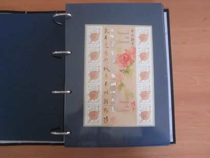 Un album avec feuilles TP de France neufs**...