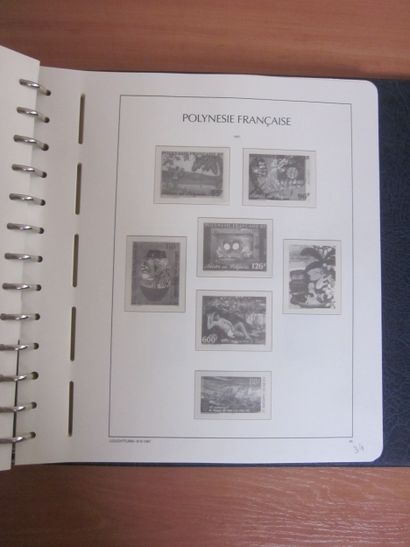 Trois albums sans TP, reliure LEUCHTTURM...