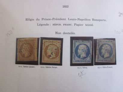 Un album Yvert et Tellier TP de France 1849/1975...