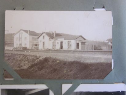 An album with photo maps, including some...