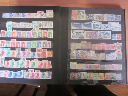 Un carton avec 8 classeurs de TP dont un...