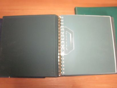 Trois albums sans TP, reliure LEUCHTTURM...