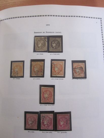 Un album Yvert et Tellier TP de France 1849/1975...