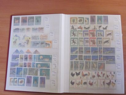 Un carton avec 7 classeurs (remplissage inégal)...