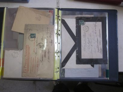 Un carton avec 10 classeurs et une boite...