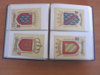 Deux cartons avec 13 classeurs de premiers...