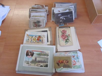 A lot of chromo, photos and various 20th...