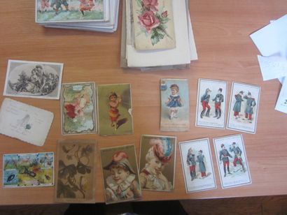 A lot of chromo, photos and various 20th...