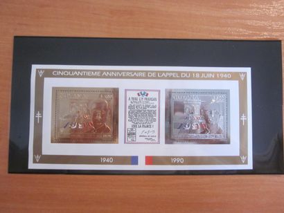 Une pochette avec des TP en or neufs** et...