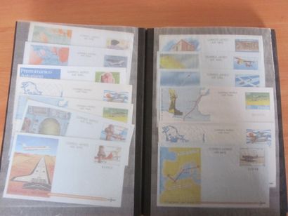 Deux albums et un classeur Espagne TP oblitérés...