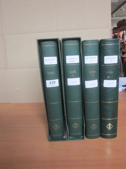 Quatre albums LEUCHTTURM Espagne à 1990 (bon...