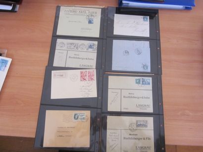 Un carton avec 10 classeurs de TP dont France...