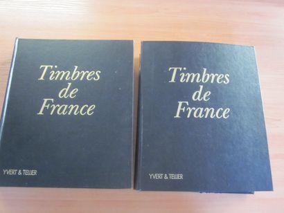 Deux albums Yvert et Tellier TP de France...