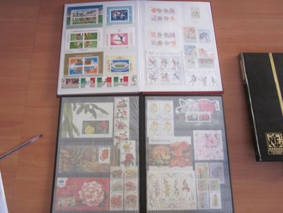 Deux cartons avec 27 classeurs de TP avec...